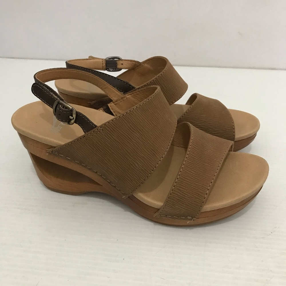 DANSKO | TAMIA TEXTURED NUBUCK SLING BACK SHOE Size 36